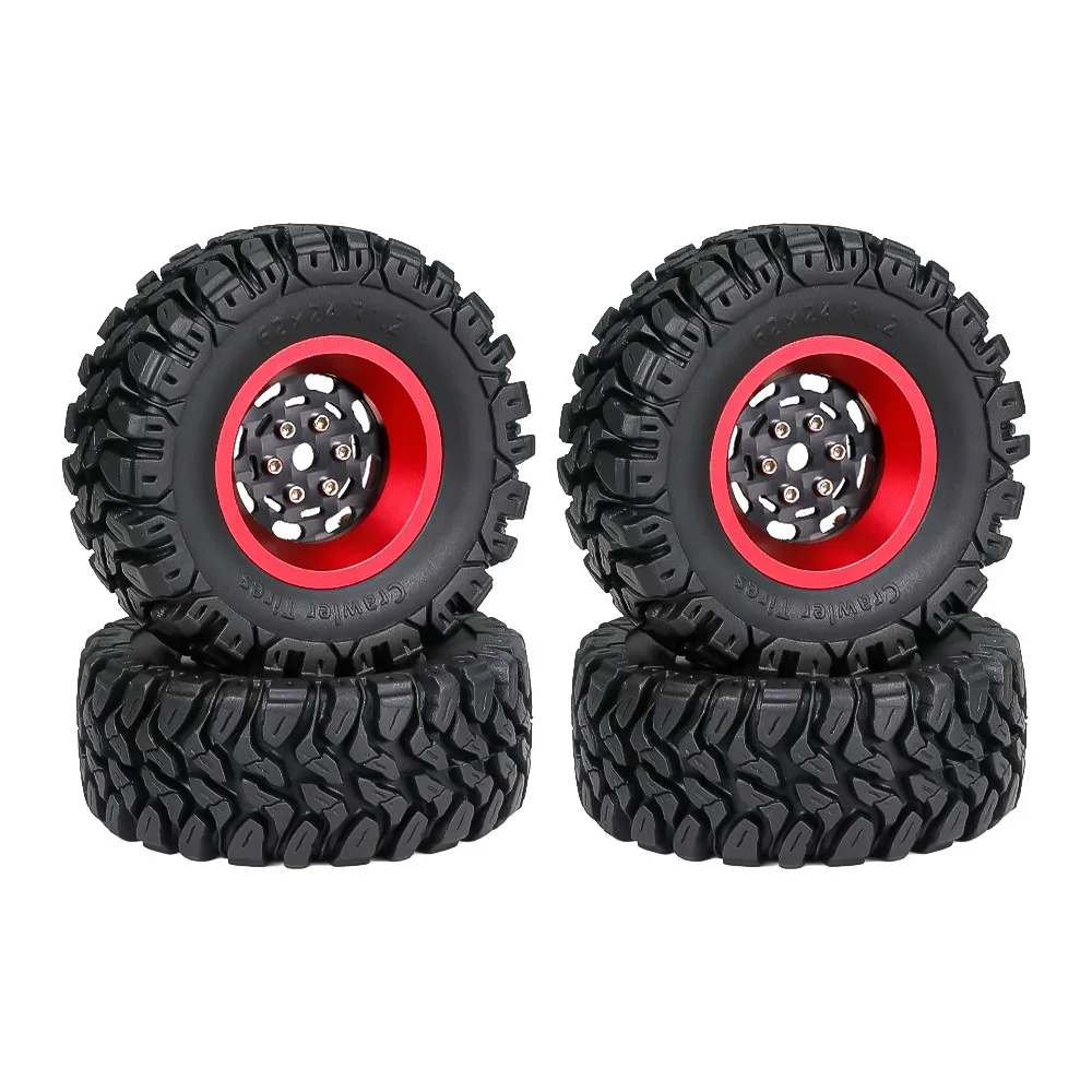 Aluminum+carbon Fiber 1.2 Inch Beadlock Wheel Rim Tire For 1/24 Axial Scx24 Fms24 1/18 Traxx/as Trx4m Rc Crawler Car Tire
Aluminum+carbon Fiber 1.2 Inch Beadlock Wheel Rim Tire For 1/24 Axial Scx24 Fms24 1/18 Traxx/as Trx4m Rc Crawler Car Tire
