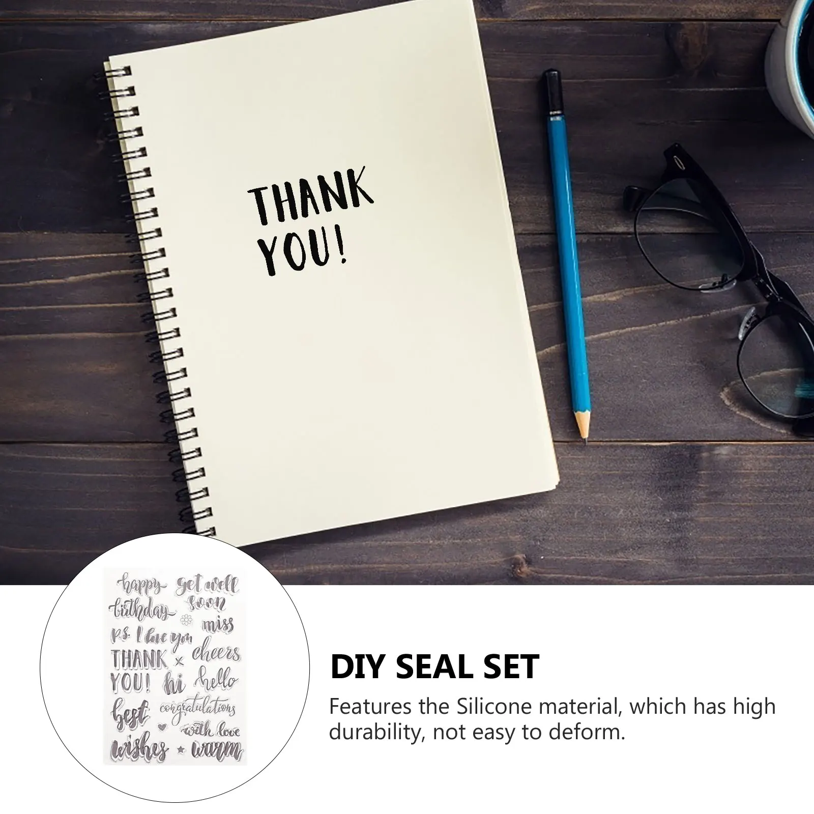 Transparent Stamps 2 Sets DIY Crafts Scrapbook Paper Silicone Letter Stamps for Journaling Clear Practical Premium Durable
Transparent Stamps 2 Sets DIY Crafts Scrapbook Paper Silicone Letter Stamps for Journaling Clear Practical Premium Durable