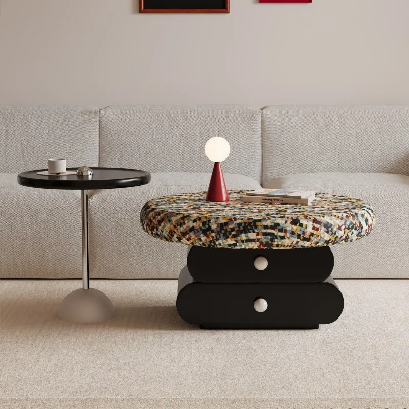 Luxury Designer Side Tabl Living Room Storage Drawers Organizer Standing Coffee Table Moving Mesas Bajas
Luxury Designer Side Tabl Living Room Storage Drawers Organizer Standing Coffee Table Moving Mesas Bajas