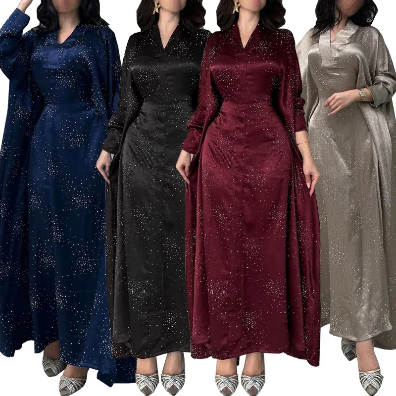 Eid Women dress Abaya caftan Muslim party long Dresses Robe Jalabiya Ramadan Morocco Dubai Kaftan Islam 2025 Vestidos largos
Eid Women dress Abaya caftan Muslim party long Dresses Robe Jalabiya Ramadan Morocco Dubai Kaftan Islam 2025 Vestidos largos