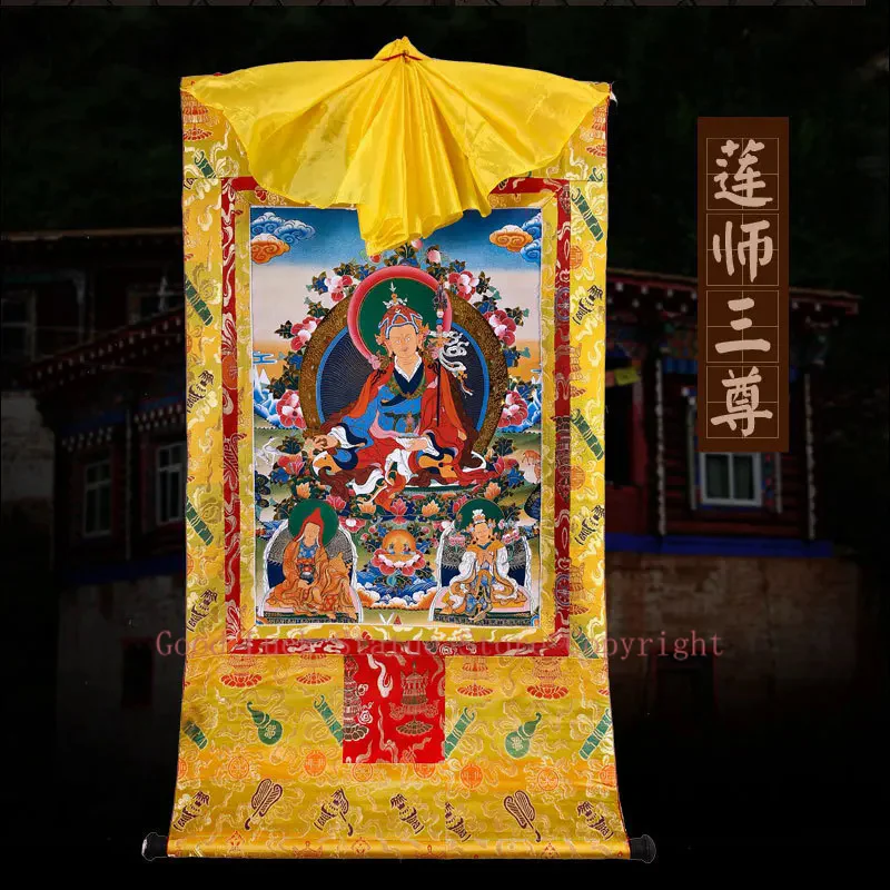 Wholesale Buddhist supplies 120CM LARGE Greco-Buddhist Buddhism Guru Rinpoche Padmasambhava Thang-ga Thangka hang painting
Wholesale Buddhist supplies 120CM LARGE Greco-Buddhist Buddhism Guru Rinpoche Padmasambhava Thang-ga Thangka hang painting