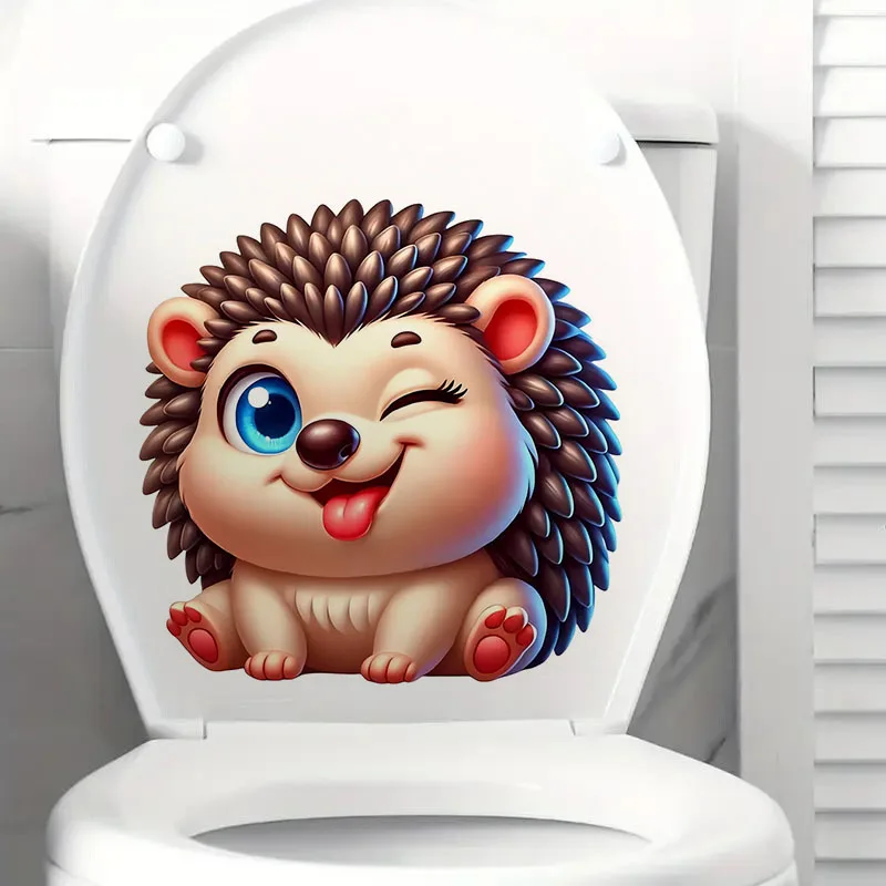 Cute Hedgehog Animation Style 1pc Toilet Stickers,Wall Decal Removable, Reusable Vinyl Car Sticker for Toilet Lid,
Cute Hedgehog Animation Style 1pc Toilet Stickers,Wall Decal Removable, Reusable Vinyl Car Sticker for Toilet Lid,