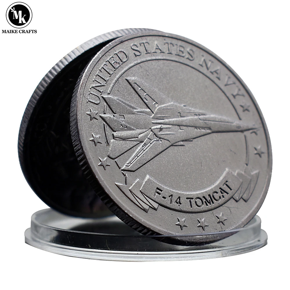 US F-14 Tomcat Fighter Challenge Coin Metal Retro Military Medallion Collectible Gift
US F-14 Tomcat Fighter Challenge Coin Metal Retro Military Medallion Collectible Gift