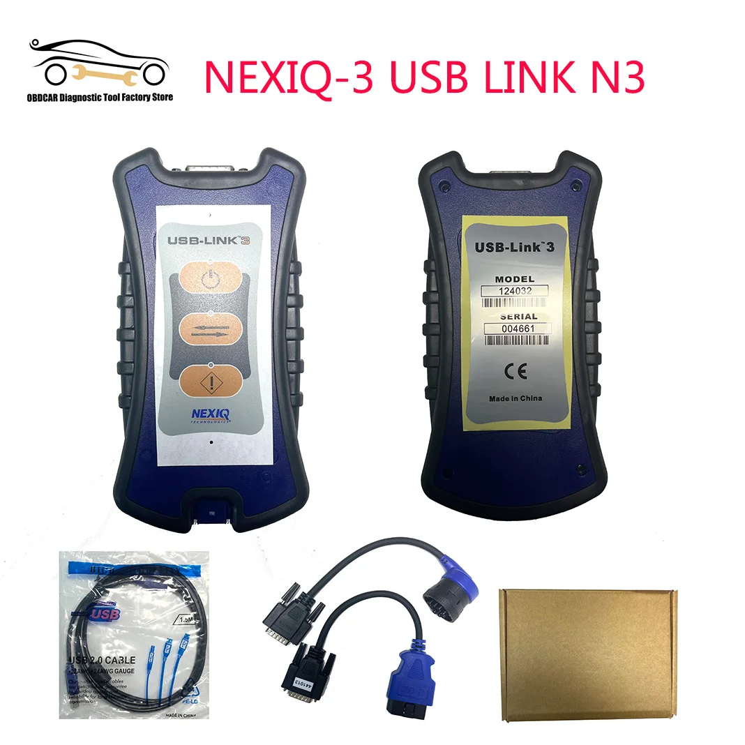 NEXIQ-3 USB N3 link for NEXIQ Bluetooth truck diagnostic tool, diesel engine diagnostic tool, truck troubleshooting tool
NEXIQ-3 USB N3 link for NEXIQ Bluetooth truck diagnostic tool, diesel engine diagnostic tool, truck troubleshooting tool