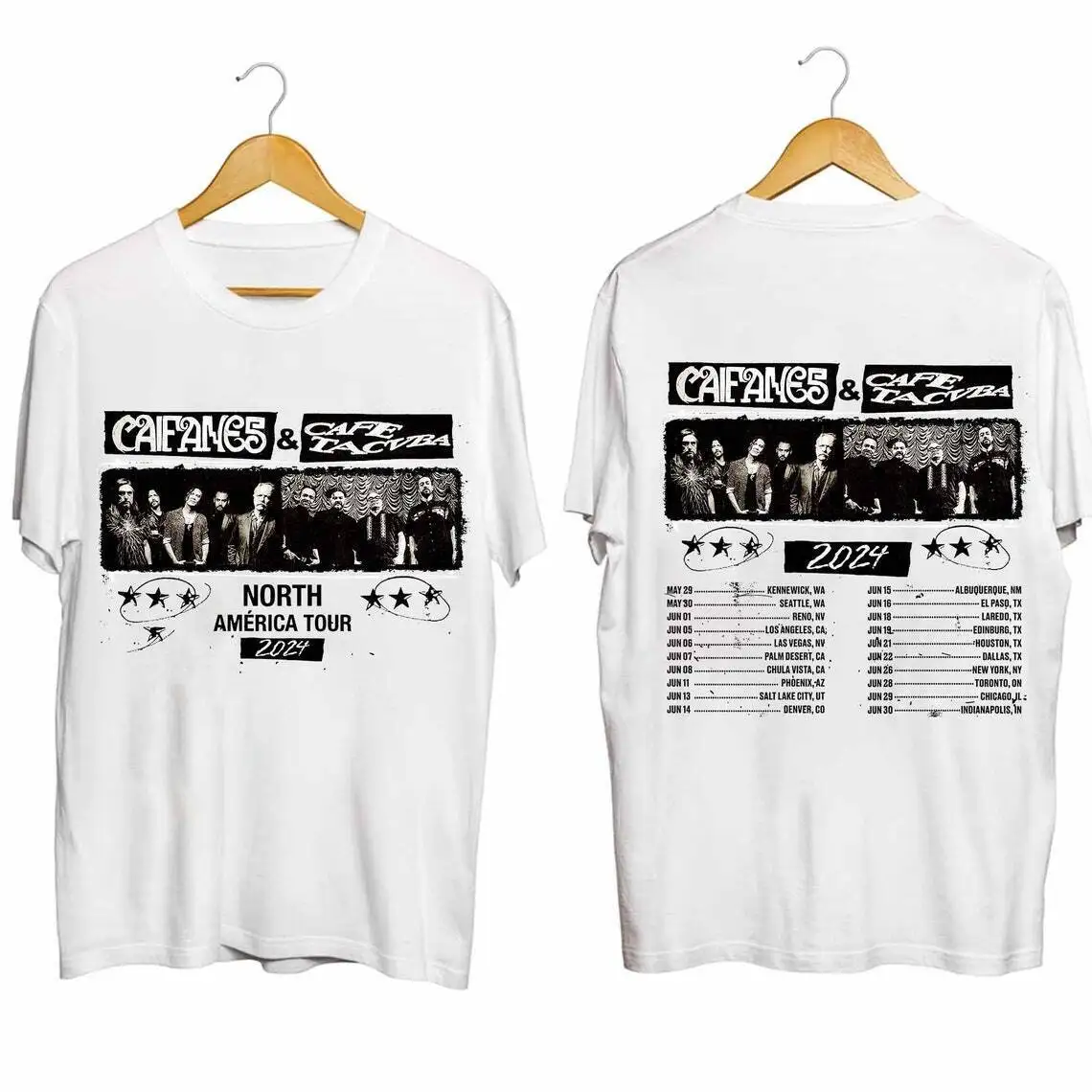 Рубашка Caifanes and Cafe tacandroid North America Tour 2024, рубашка Caifanes 2024, одежда унисекс
Рубашка Caifanes and Cafe tacandroid North America Tour 2024, рубашка Caifanes 2024, одежда унисекс