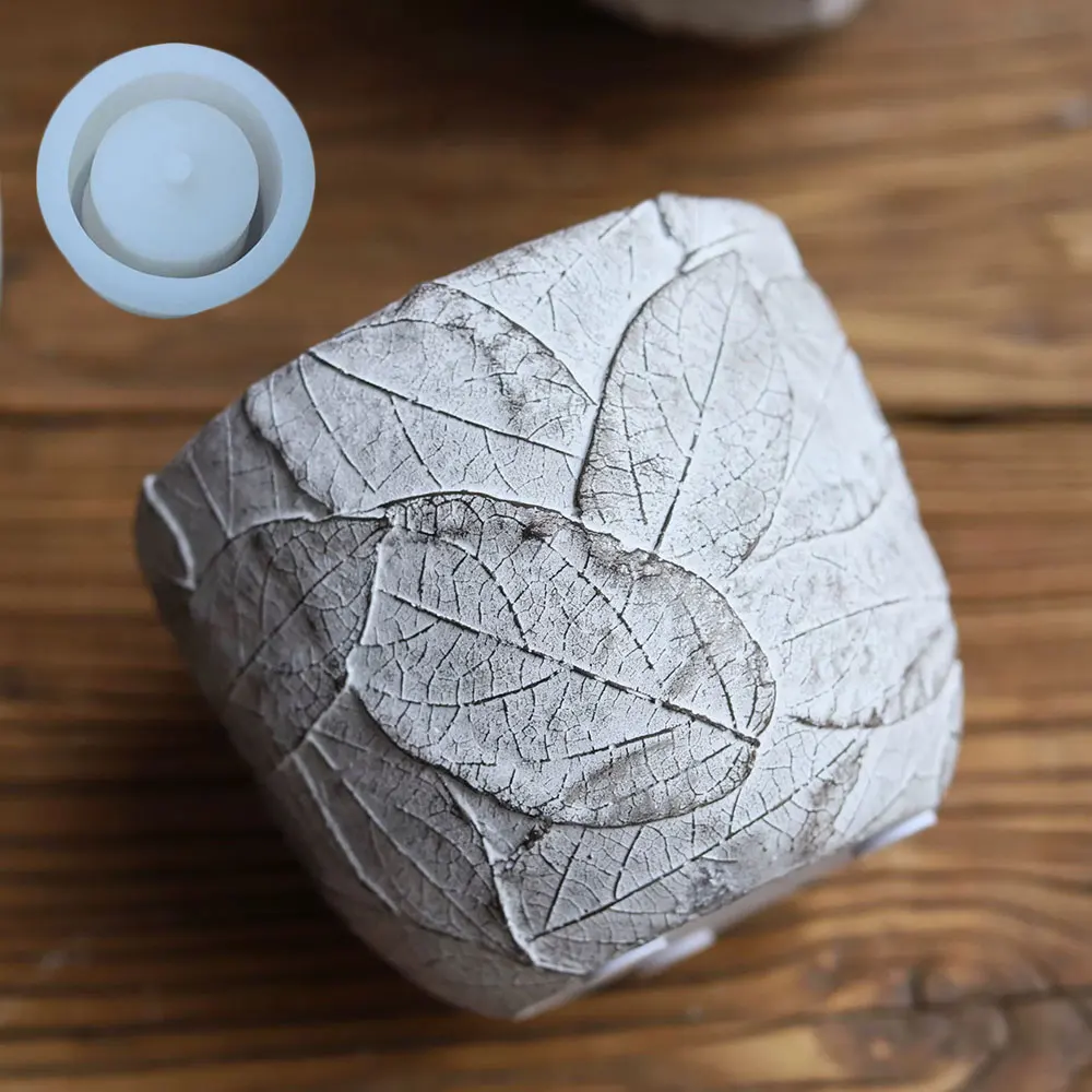 Unique Round Concrete Planter Mold, Silicone Mold with Embossed Leaves Design, DIY Cement Pot for Succulent, Nordic Home Decor
Unique Round Concrete Planter Mold, Silicone Mold with Embossed Leaves Design, DIY Cement Pot for Succulent, Nordic Home Decor