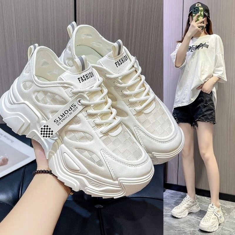 Mesh Breathable Sport Shoes All-match White Women Sneakers Outdoor Leisure Fashion Jogging Trainers Zapatillas De Deporte
Mesh Breathable Sport Shoes All-match White Women Sneakers Outdoor Leisure Fashion Jogging Trainers Zapatillas De Deporte