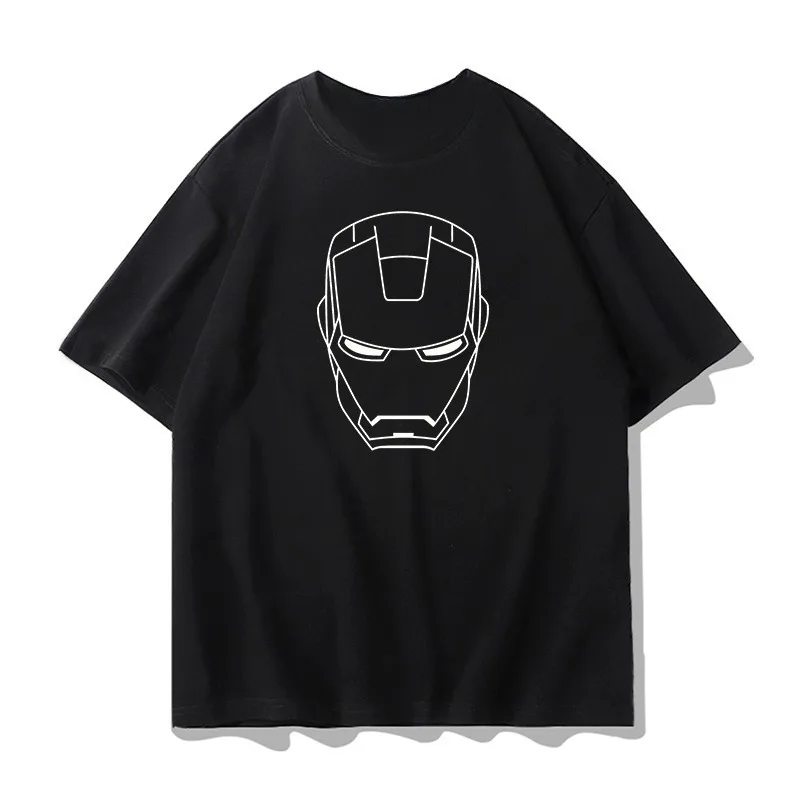 Iron Man Collaboration Short-sleeved Men's 2025 New T-shirt Pure Cotton Men's Marvel Plus-size Trendy Loose Clothing 
Iron Man Collaboration Short-sleeved Men's 2025 New T-shirt Pure Cotton Men's Marvel Plus-size Trendy Loose Clothing