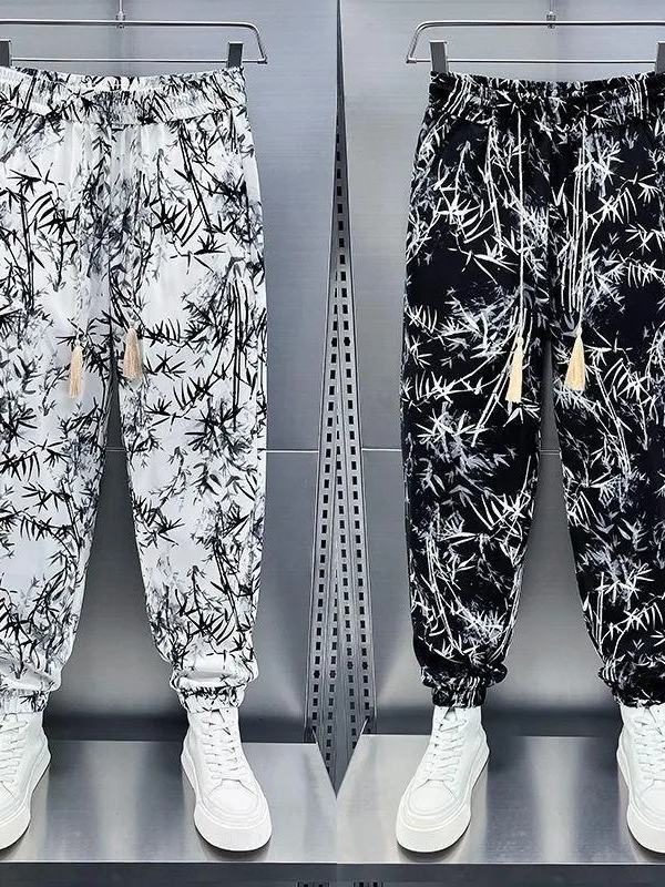 Ice Silk Men's Summer Thin Quick Dry Loose Fashion Sport Print Harlan Pants Casual Loose Fit Comfortable Breathable Thin Style
Ice Silk Men's Summer Thin Quick Dry Loose Fashion Sport Print Harlan Pants Casual Loose Fit Comfortable Breathable Thin Style