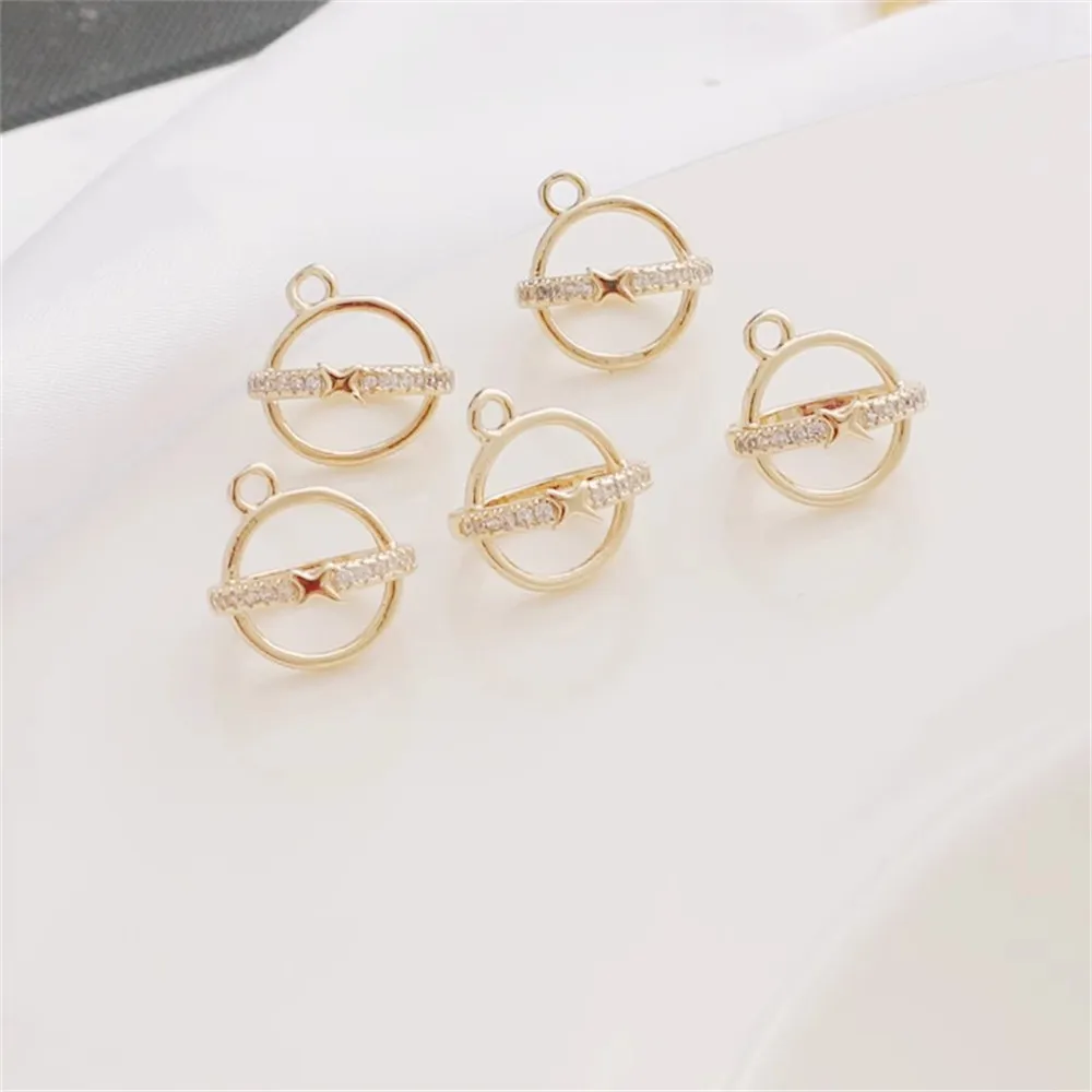 14k Copper Gold Planet Lantern Zircon Universal Buckle Diy Pearl Necklace Closing Buckle Pendant Press Snap Buckle Accessories
14k Copper Gold Planet Lantern Zircon Universal Buckle Diy Pearl Necklace Closing Buckle Pendant Press Snap Buckle Accessories