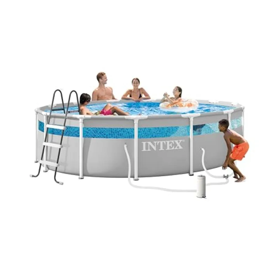 Above Ground Pool Set for residential use, steel frame with clear vinyl liner, blue color, corrosion-resistant and easy assembl
Above Ground Pool Set for residential use, steel frame with clear vinyl liner, blue color, corrosion-resistant and easy assembl
