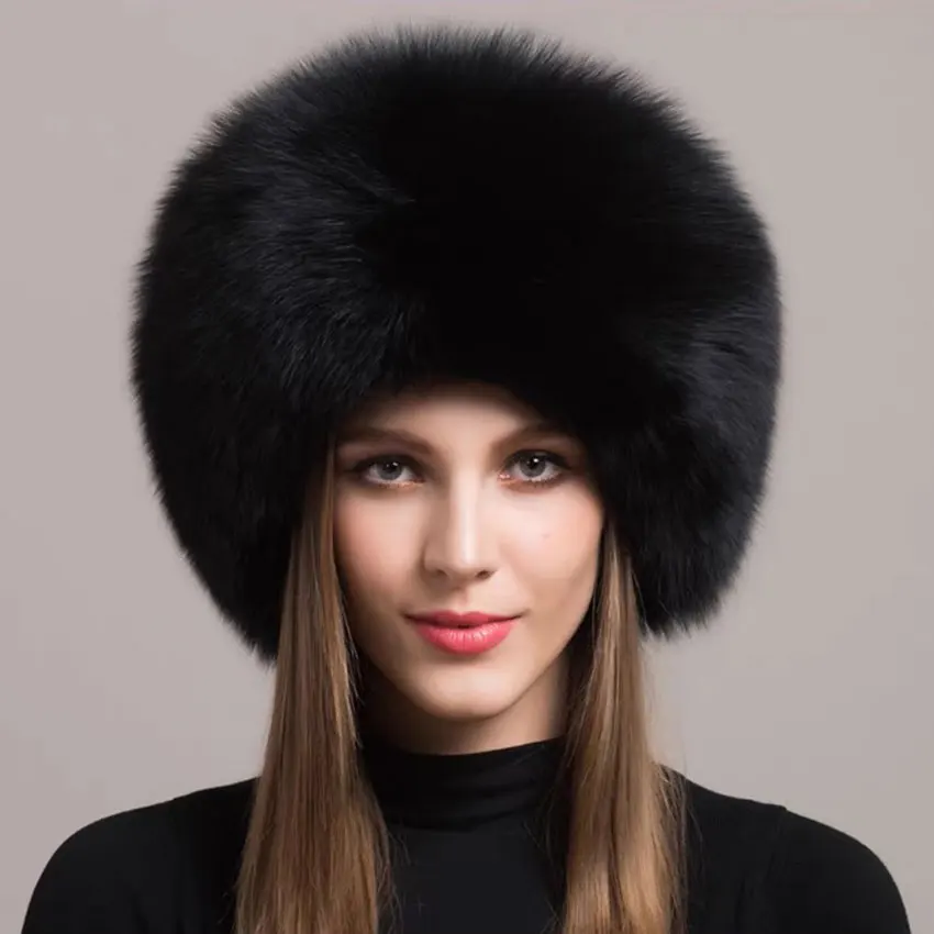 Hot Sale 100% natural Fox Fur Hat Women Cap Thick Fur Cap Winter Warm Hat Female Fashion For Women Hat With Earmuffs Hat
Hot Sale 100% natural Fox Fur Hat Women Cap Thick Fur Cap Winter Warm Hat Female Fashion For Women Hat With Earmuffs Hat