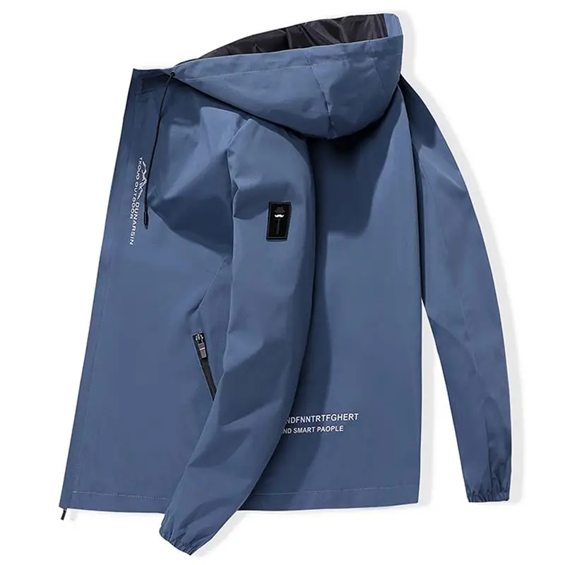 Men's Jacket Spring and Autumn New Thin Trendy Thick Hooded Windproof Jacket Men's Casual Top
Men's Jacket Spring and Autumn New Thin Trendy Thick Hooded Windproof Jacket Men's Casual Top
