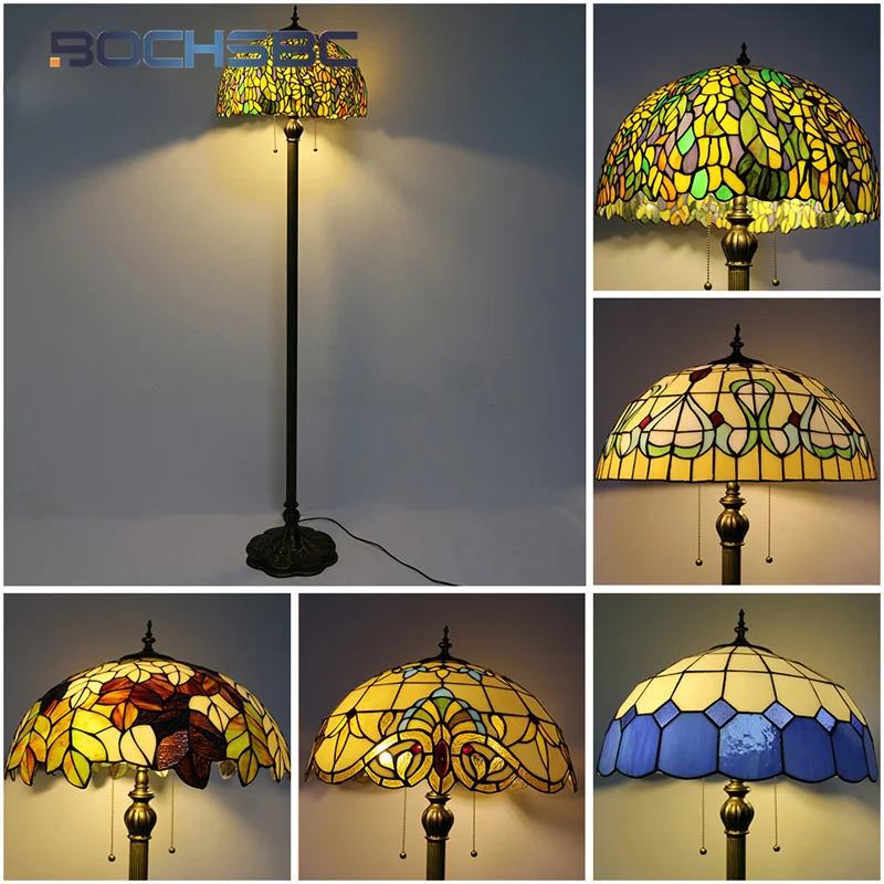 BOCHSBC Tiffany Leaf Floor Lamp Roebuck style stained glass decor Bedroom Den Living Room Hotel Villa Dining Room Bracket light
BOCHSBC Tiffany Leaf Floor Lamp Roebuck style stained glass decor Bedroom Den Living Room Hotel Villa Dining Room Bracket light