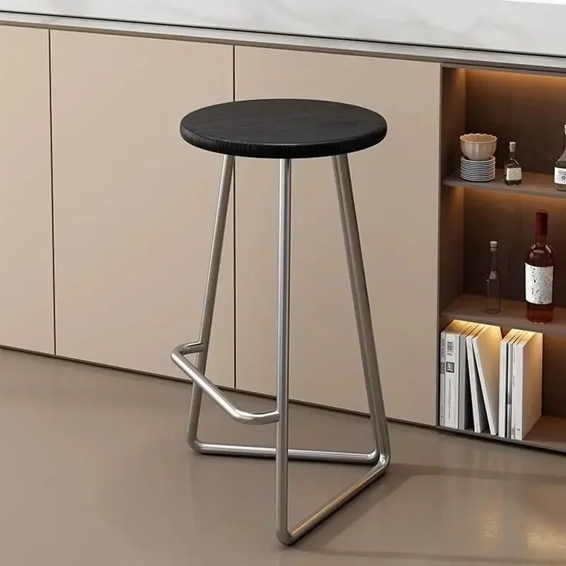 Bar Stool Nordic Light Luxury Bar High Chair Cafe Bar Stools Solid Wood Seat Bars Chairs Wrought Iron Island Round Stools
Bar Stool Nordic Light Luxury Bar High Chair Cafe Bar Stools Solid Wood Seat Bars Chairs Wrought Iron Island Round Stools