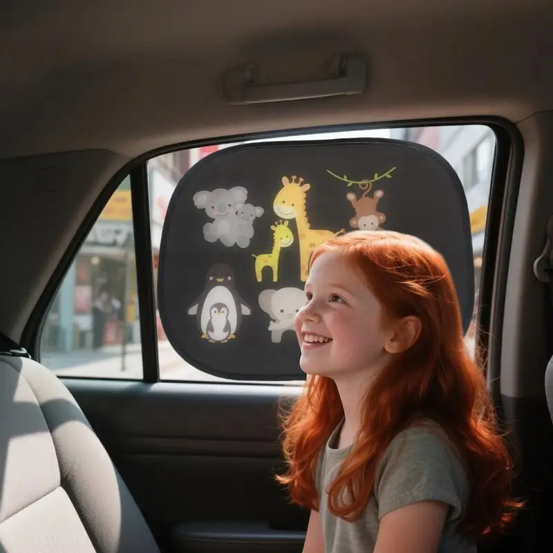 Kids Window Shade For Car Cartoon Automotive Sunshade UV-resistant Cartoon Car Window Sun Shade For Daily Commuting Driving
Kids Window Shade For Car Cartoon Automotive Sunshade UV-resistant Cartoon Car Window Sun Shade For Daily Commuting Driving