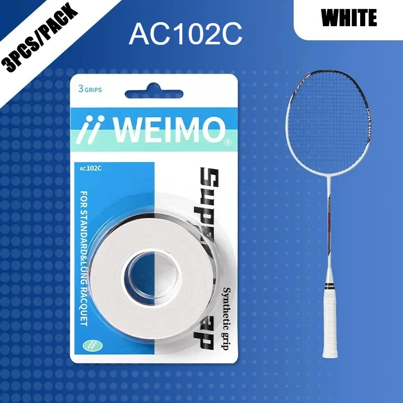 New 3Pcs/Pack Badminton Tennis Racket Outer Grip Glue AC102C EX Non-slip Sweat-absorbent Breathable Wrap Handle Hand Glue
New 3Pcs/Pack Badminton Tennis Racket Outer Grip Glue AC102C EX Non-slip Sweat-absorbent Breathable Wrap Handle Hand Glue