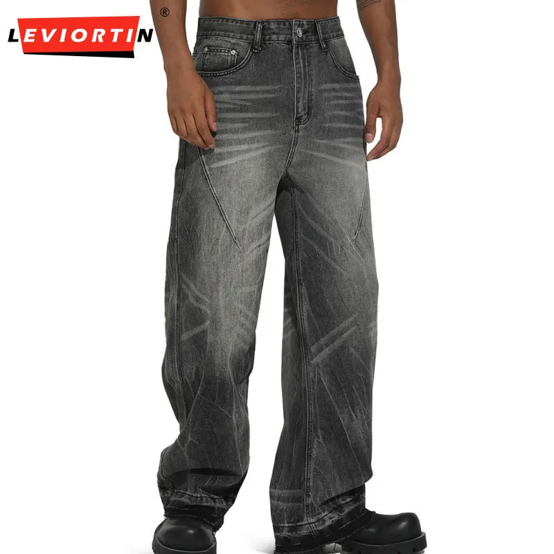 2025 Four Seasons, мужские новые американские шлифовальные белые мытые кошачьи борода, изогнутый нож, широкие брюки, свободные повседневные ковбойские брюки
2025 Four Seasons, мужские новые американские шлифовальные белые мытые кошачьи борода, изогнутый нож, широкие брюки, свободные повседневные ковбойские брюки