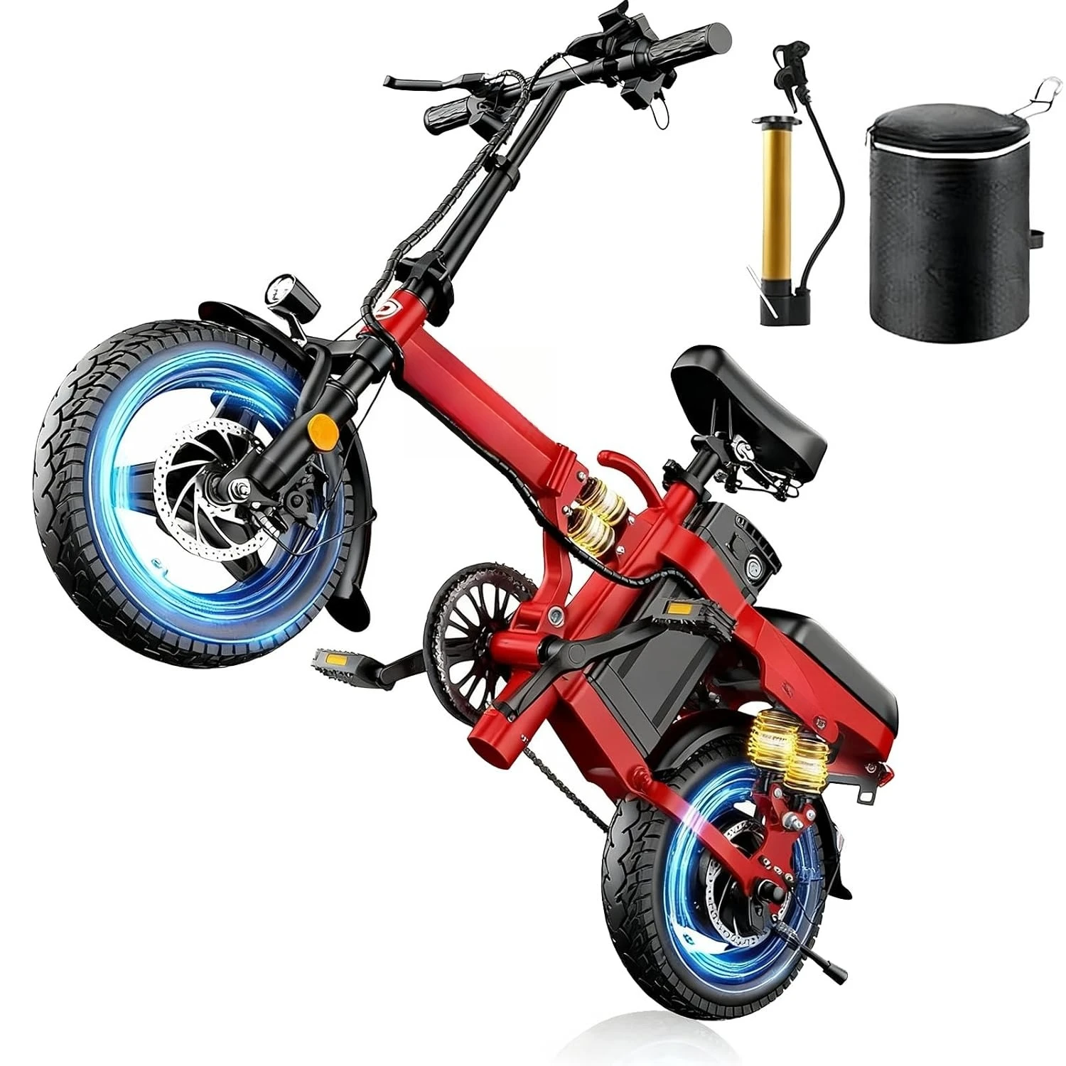 Электровелосипед A12 для взрослых, складной, с мотором 1500W/750W, скорость 40/28 миль/ч, аккумулятор 52V 25Ah/48V 15Ah, бесключевой запуск, запас хода 60-80 миль, настраиваемый
Электровелосипед A12 для взрослых, складной, с мотором 1500W/750W, скорость 40/28 миль/ч, аккумулятор 52V 25Ah/48V 15Ah, бесключевой запуск, запас хода 60-80 миль, настраиваемый