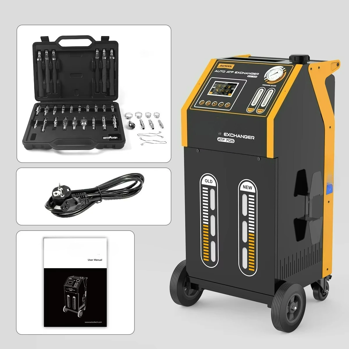 ATF705 Gearbox Fully Exchance Automatic Mantenimiento Atf Gear Machineac Car Oil Fluid Switch Exchanger Change Machine
ATF705 Gearbox Fully Exchance Automatic Mantenimiento Atf Gear Machineac Car Oil Fluid Switch Exchanger Change Machine