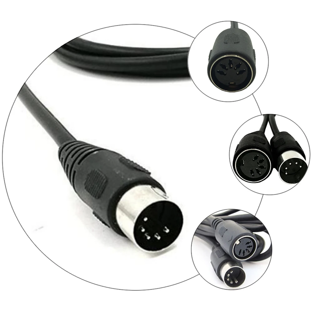 1pc 5-Pin Midi Extension Cable 3 Meter Audio Midi Cable For Keyboard Piano Durable Flexible Audio Equipment Accessory
1pc 5-Pin Midi Extension Cable 3 Meter Audio Midi Cable For Keyboard Piano Durable Flexible Audio Equipment Accessory