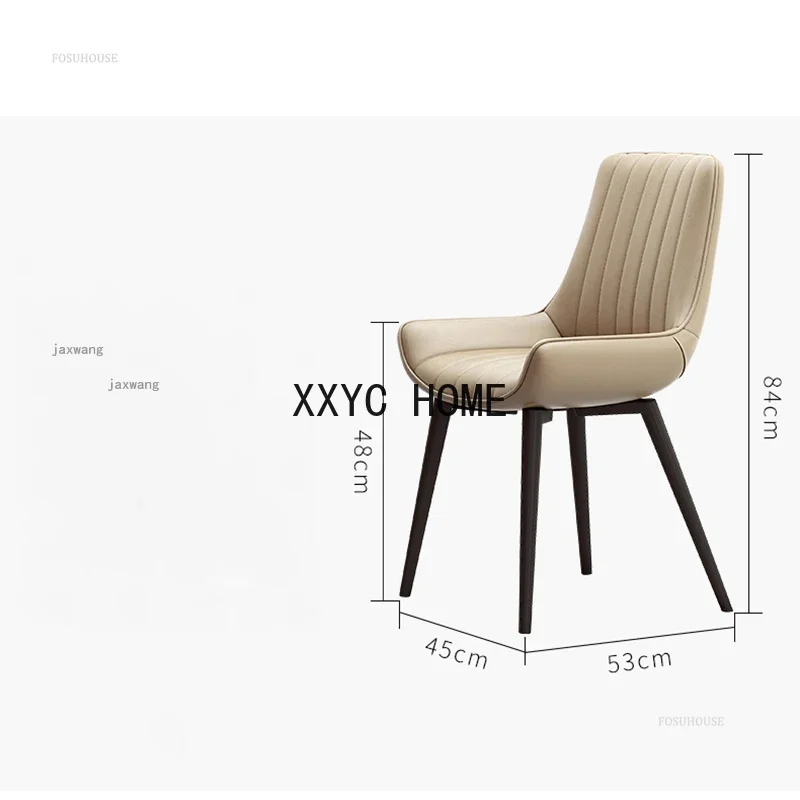 Modern Minimalist Dining Chairs Home Restaurant Backrest Dining Stool Restaurant Luxury Leather Furniture
Modern Minimalist Dining Chairs Home Restaurant Backrest Dining Stool Restaurant Luxury Leather Furniture