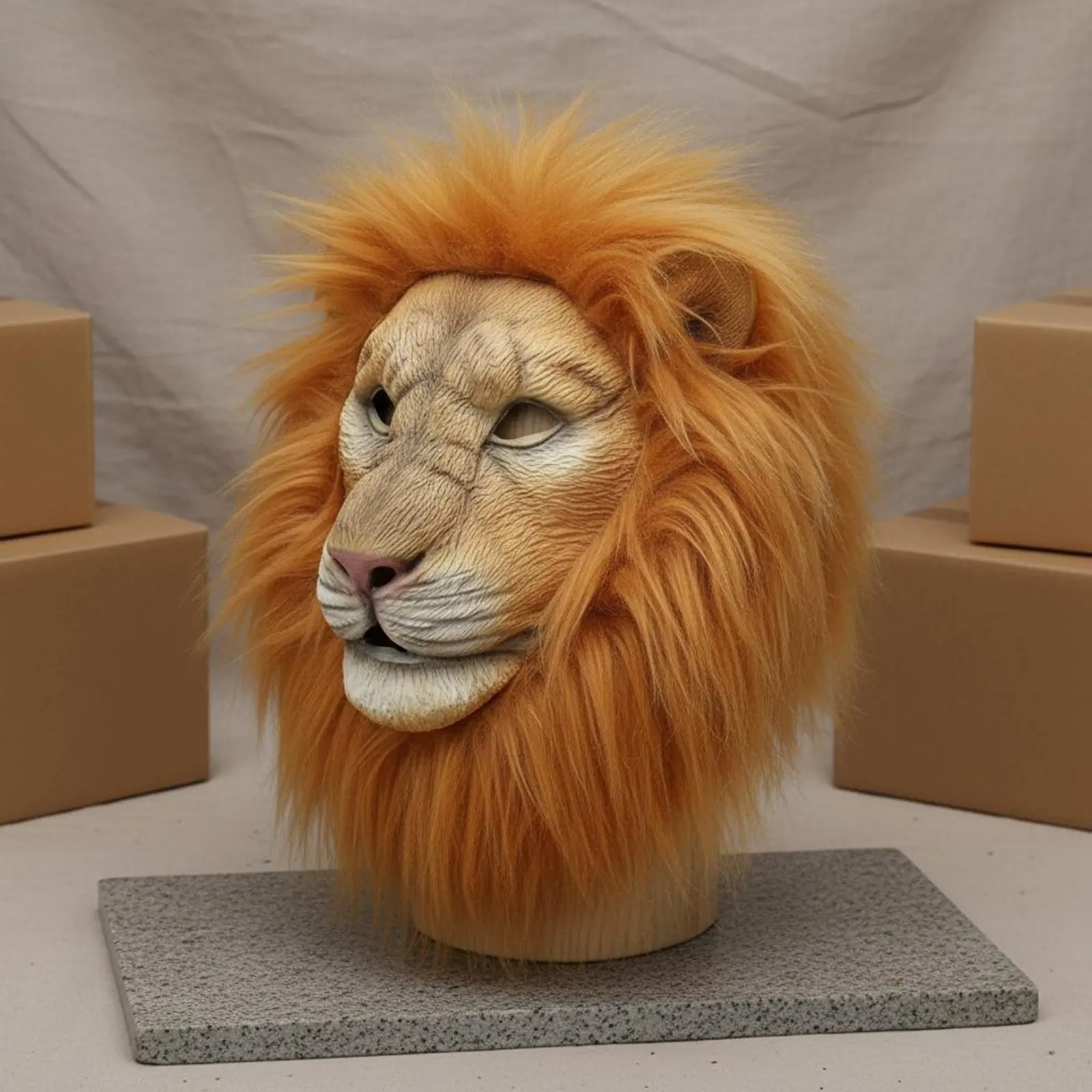 Lion Headpiece Furry Mane Full Head Lion Headpiece Costume Accessory for Cosplay
Lion Headpiece Furry Mane Full Head Lion Headpiece Costume Accessory for Cosplay
