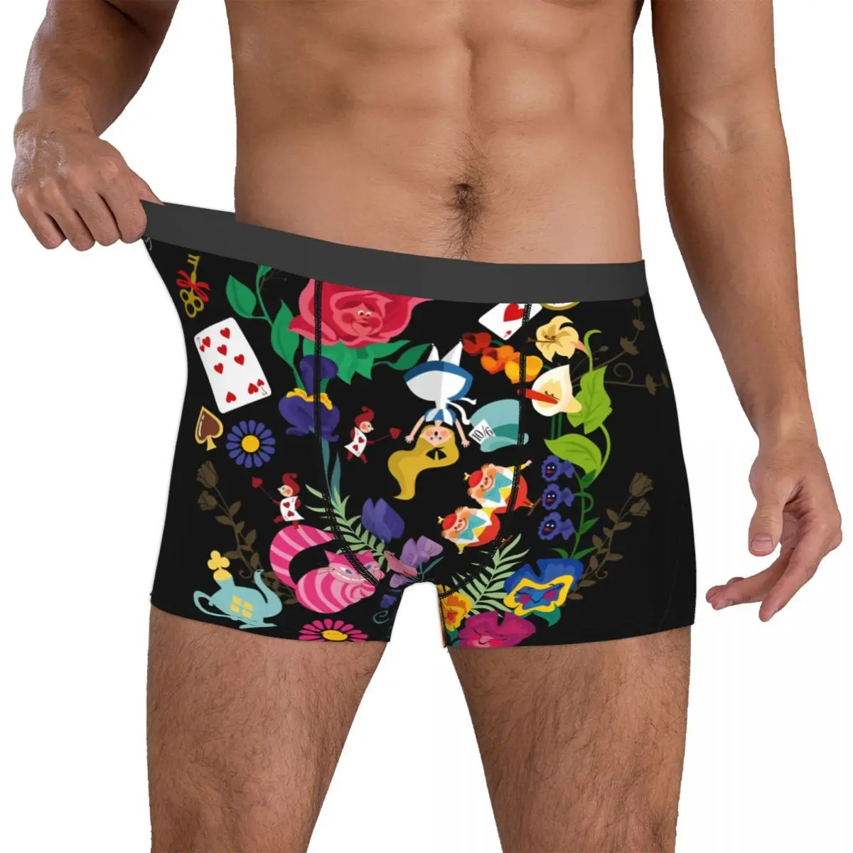 Custom Fashion Alices Anime Wonderlandes Boxers Shorts Panties Men's Underpants Stretch Alice Twin Brothers Briefs Underwear
Custom Fashion Alices Anime Wonderlandes Boxers Shorts Panties Men's Underpants Stretch Alice Twin Brothers Briefs Underwear