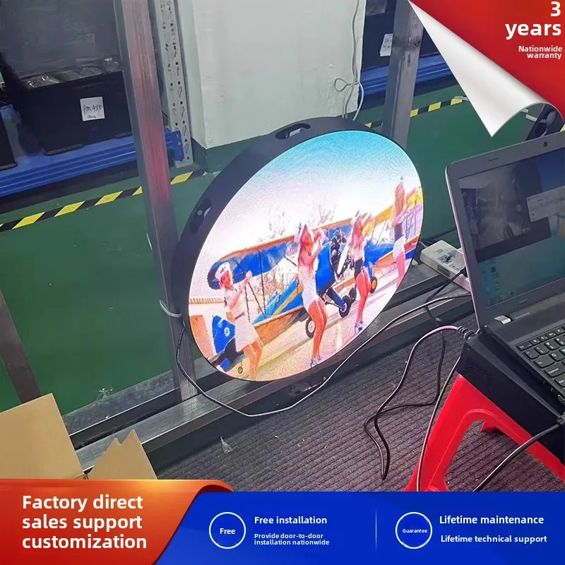 Round Infinity Led Display Outdoor Indoor Full Color Special-shaped Round Flexible Advertising Transparent Screen Round Cake
Round Infinity Led Display Outdoor Indoor Full Color Special-shaped Round Flexible Advertising Transparent Screen Round Cake