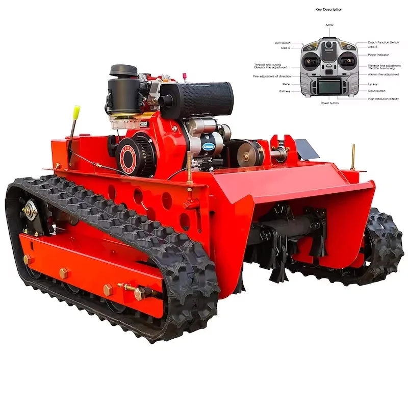 Diesel-Powered Robotic Electric Lawnmower with Remote Control Powerful Garden Grass Cutting Robot
Diesel-Powered Robotic Electric Lawnmower with Remote Control Powerful Garden Grass Cutting Robot