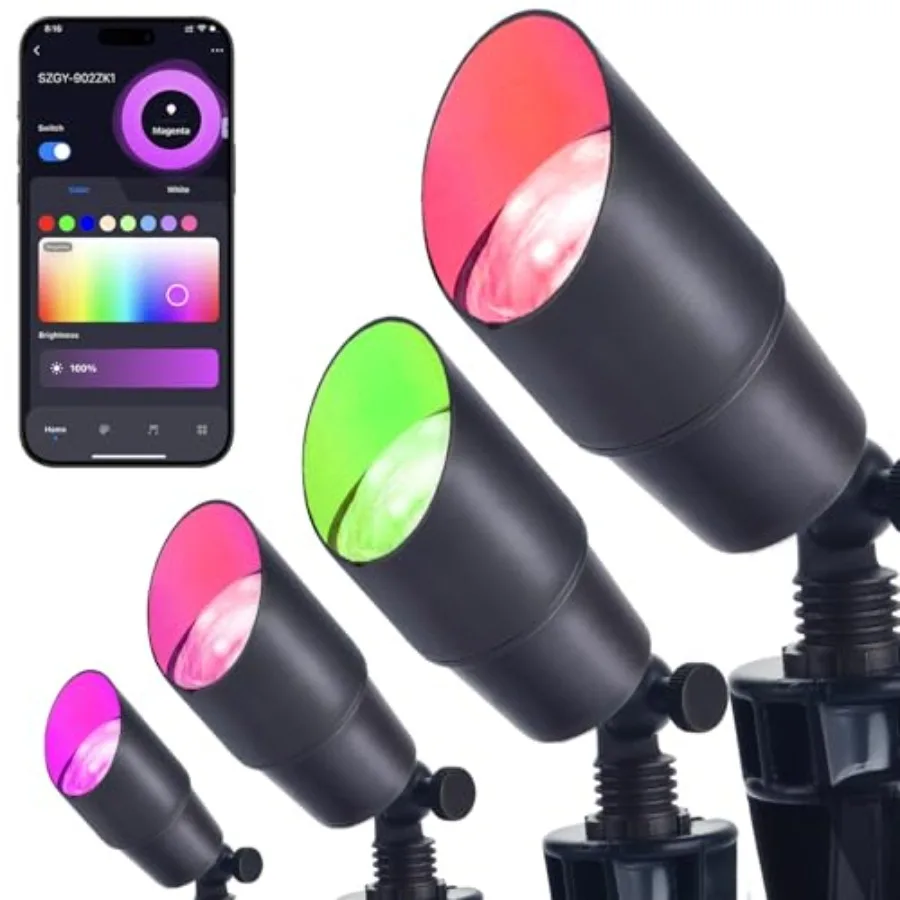 Умный комплект RGB-освещения для ландшафта с изменением цвета, низковольтные 2В уличные точечные светильники для освещения двора и сада, управление через приложение
Умный комплект RGB-освещения для ландшафта с изменением цвета, низковольтные 2В уличные точечные светильники для освещения двора и сада, управление через приложение