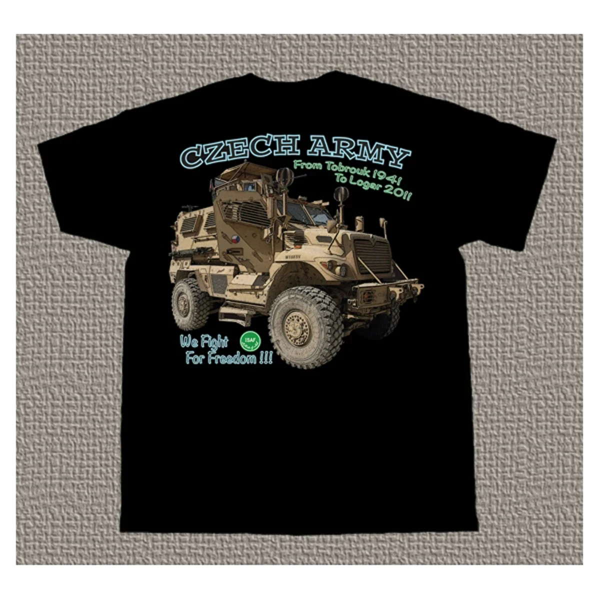 Czech Army MRAP Armoured Vehicle T-Shirt Short Sleeve Casual 100% Cotton O-Neck Summer Mens T-shirt Size S-3XL
Czech Army MRAP Armoured Vehicle T-Shirt Short Sleeve Casual 100% Cotton O-Neck Summer Mens T-shirt Size S-3XL
