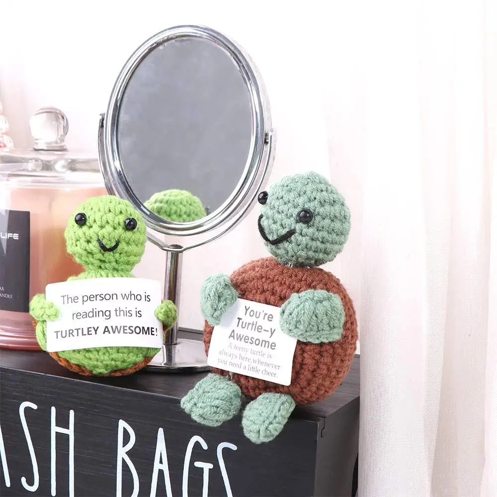 Turtley Awesome Turtle Knitted Toys Encouragement Fluffy Sea Turtle Knitted Dolls Cute Ins Sea Turtle Knitted Decor Car Decor
Turtley Awesome Turtle Knitted Toys Encouragement Fluffy Sea Turtle Knitted Dolls Cute Ins Sea Turtle Knitted Decor Car Decor
