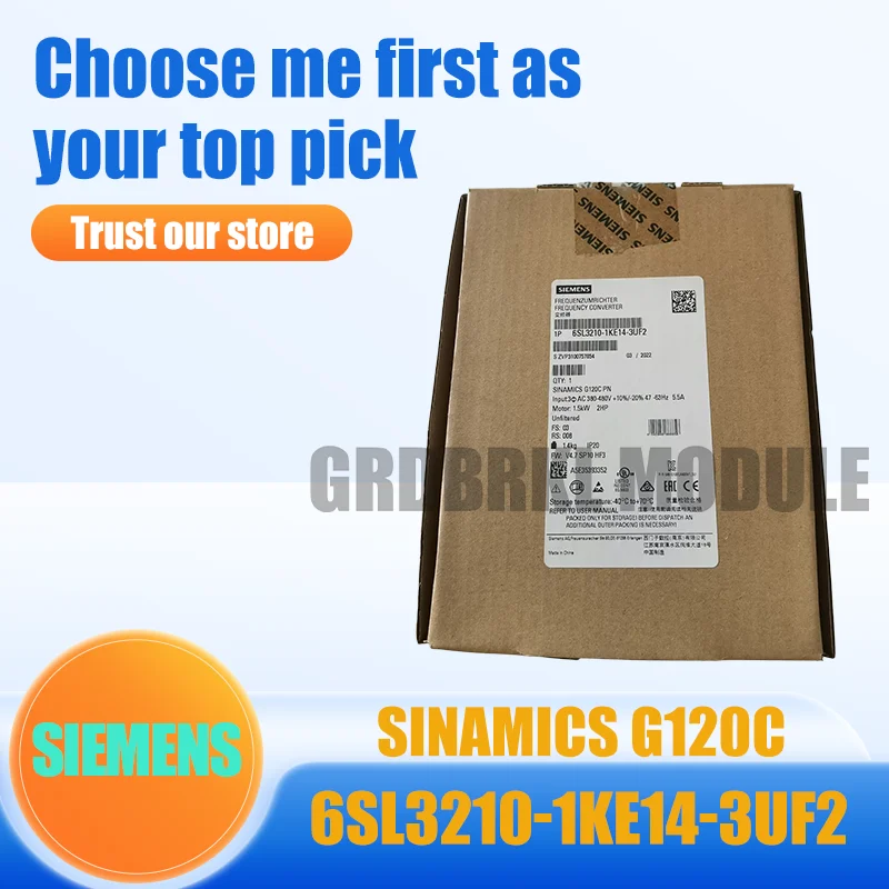 New Original SIEMENS 6SL3210-1KE14-3UF2 6SL3210-5FB10-4UF1 Inverter
New Original SIEMENS 6SL3210-1KE14-3UF2 6SL3210-5FB10-4UF1 Inverter