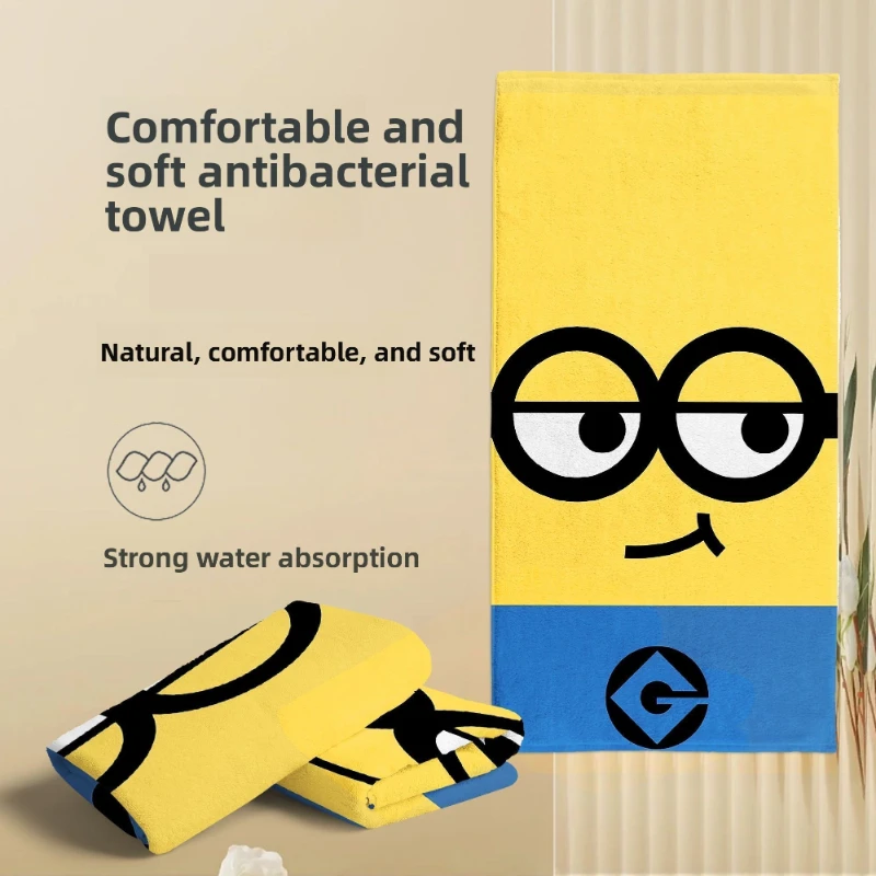 Minions movie animation cartoon cute quick-drying towel kawaii home portable swimming fitness sports bath towel gift wholesale
Minions movie animation cartoon cute quick-drying towel kawaii home portable swimming fitness sports bath towel gift wholesale