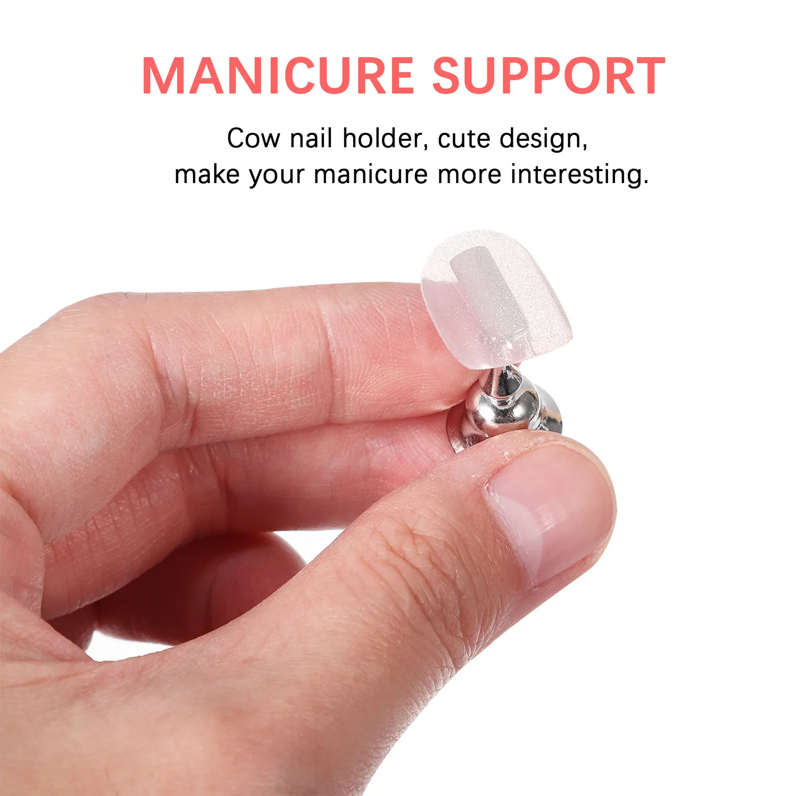 2Pcs Acrylic Nail Holder Stable Nail Stand Fake Nails Holder for Painting Nails Clay Included Cute Cow Pattern
2Pcs Acrylic Nail Holder Stable Nail Stand Fake Nails Holder for Painting Nails Clay Included Cute Cow Pattern