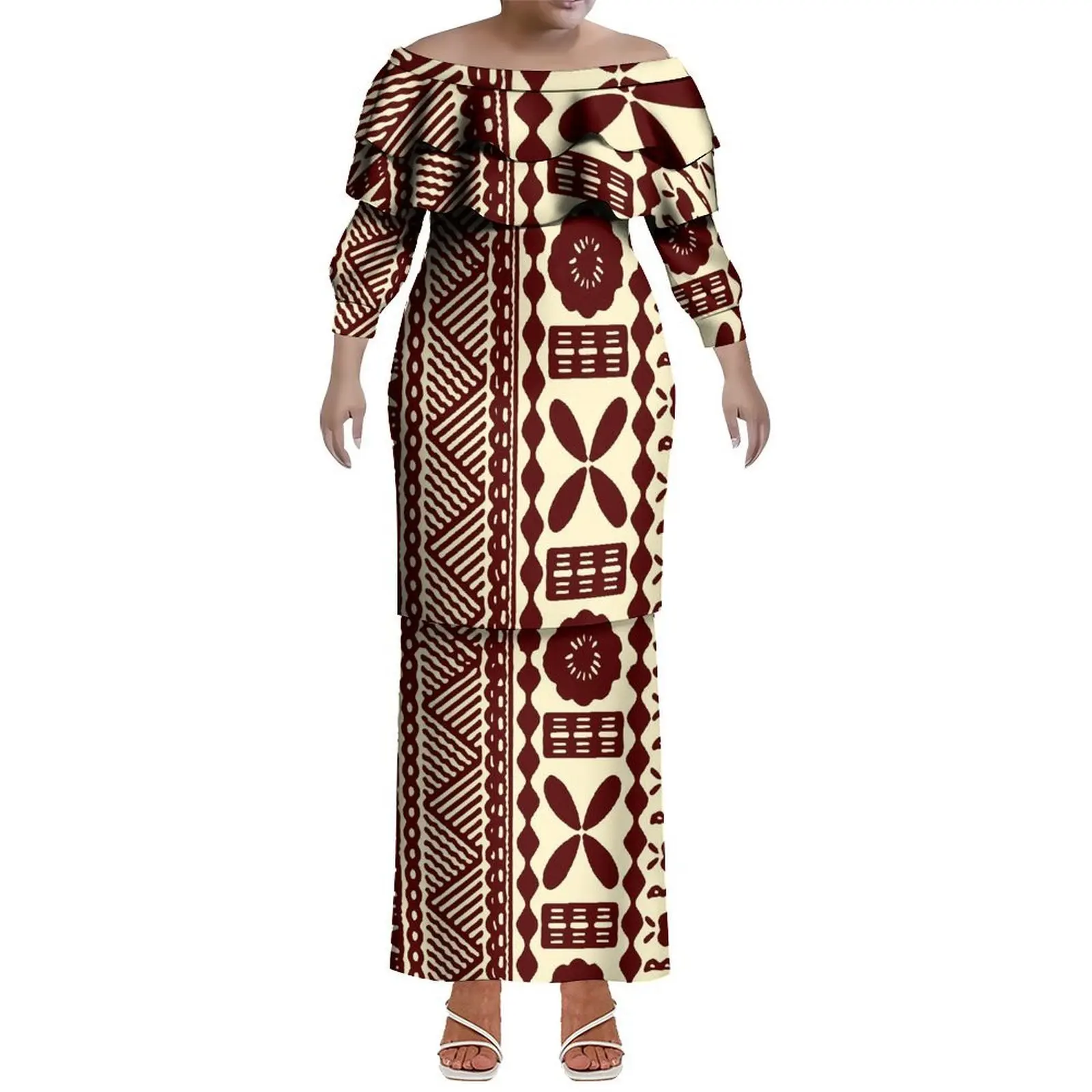 Полинезийское летнее женское платье Puletasi на заказ с круглым вырезом Samoa Fiji, облегающее легкое платье с этническим принтом
Полинезийское летнее женское платье Puletasi на заказ с круглым вырезом Samoa Fiji, облегающее легкое платье с этническим принтом