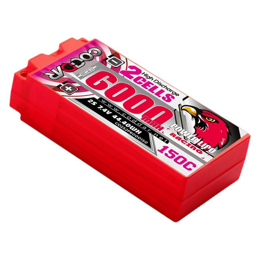 CD2S2P 6000150 2S 150C 7,4 В 6000 мАч RC Drift Модель Перезаряжаемая литиевая батарея
CD2S2P 6000150 2S 150C 7,4 В 6000 мАч RC Drift Модель Перезаряжаемая литиевая батарея