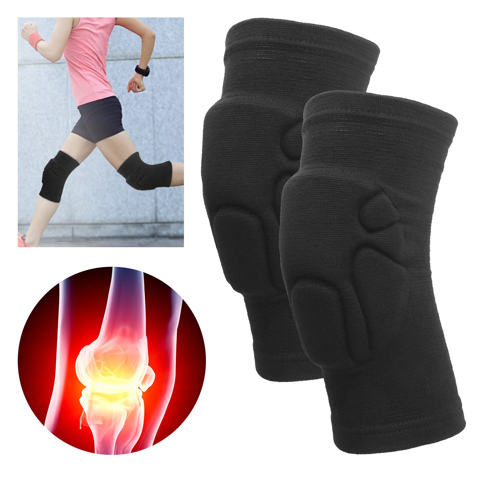 1 Pair Knee Protector Guard Pads Sleeve Breathable Support Easy Using Brand New Portable Durable for Outdoor Sports Basketball
1 Pair Knee Protector Guard Pads Sleeve Breathable Support Easy Using Brand New Portable Durable for Outdoor Sports Basketball
