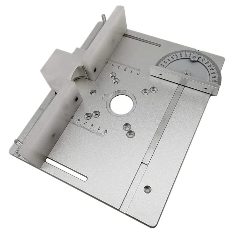 1 PC Router Table Insert Plate W/Miter Gauge New For Woodworking Benches Table Saw Multifunctional Trimmer Engraving Machine (A)
1 PC Router Table Insert Plate W/Miter Gauge New For Woodworking Benches Table Saw Multifunctional Trimmer Engraving Machine (A)