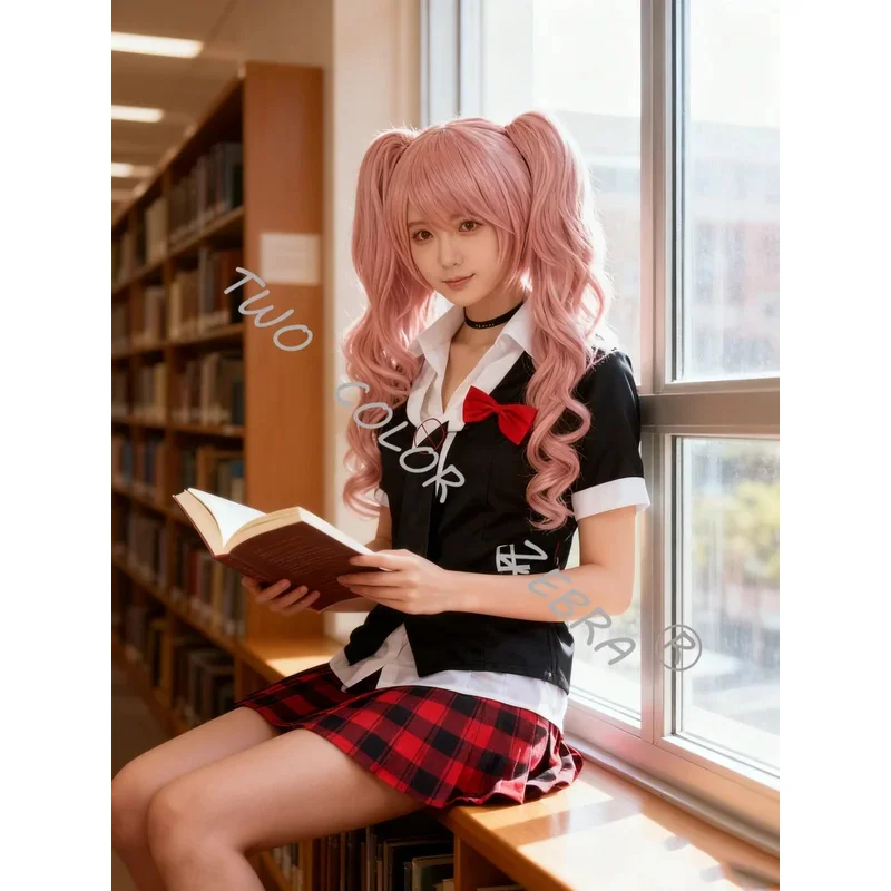 A;3\v,7'd/Danganronpa Junko Enoshima Cosplay Costume Low Necked Shirt Skirt Tie Full Set School Uniform For Role Play w.3;v'6\b/
A;3\v,7'd/Danganronpa Junko Enoshima Cosplay Costume Low Necked Shirt Skirt Tie Full Set School Uniform For Role Play w.3;v'6\b/