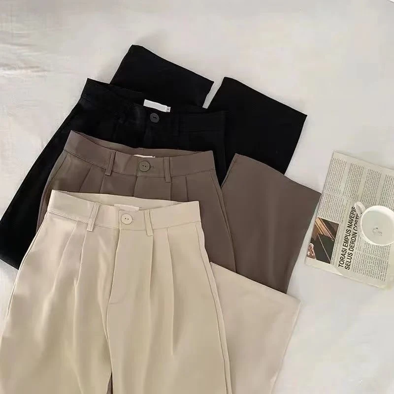 2023 Fall Pants Women Korean Style Casual High Waist Korean Fashion Office Ladies Elegant Black Straight Suit Trousers sweatpant
2023 Fall Pants Women Korean Style Casual High Waist Korean Fashion Office Ladies Elegant Black Straight Suit Trousers sweatpant