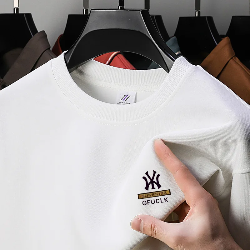 380g Men's Heavy-duty Pure Cotton Sportswear, 2024 Autumn Round Neck Youth Korean Version Long Sleeved T-shirt, Men's Hoodie
380g Men's Heavy-duty Pure Cotton Sportswear, 2024 Autumn Round Neck Youth Korean Version Long Sleeved T-shirt, Men's Hoodie