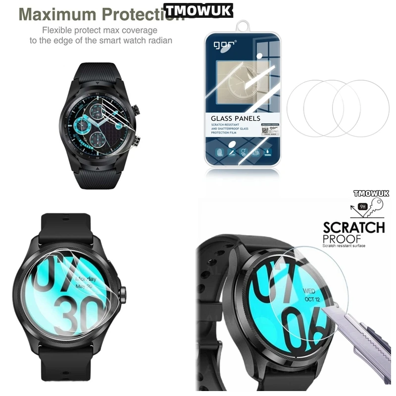 For TIC Watch Pro 5 Pro5 Enduro, 9H Strength Glass Screen, Anti-Scratch, Clear View
For TIC Watch Pro 5 Pro5 Enduro, 9H Strength Glass Screen, Anti-Scratch, Clear View