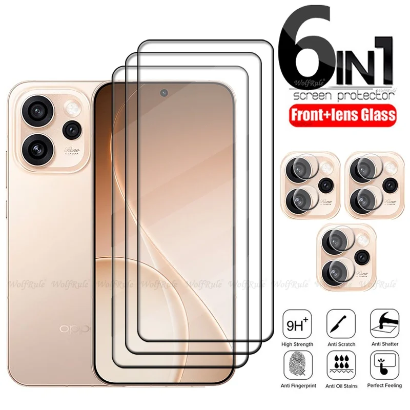 6-in-1 For OPPO Reno 15 FS Glass Reno15 FS Tempered Glass Phone Protective Full Glue Cover Screen Protector Reno 15FS Lens Glass
6-in-1 For OPPO Reno 15 FS Glass Reno15 FS Tempered Glass Phone Protective Full Glue Cover Screen Protector Reno 15FS Lens Glass