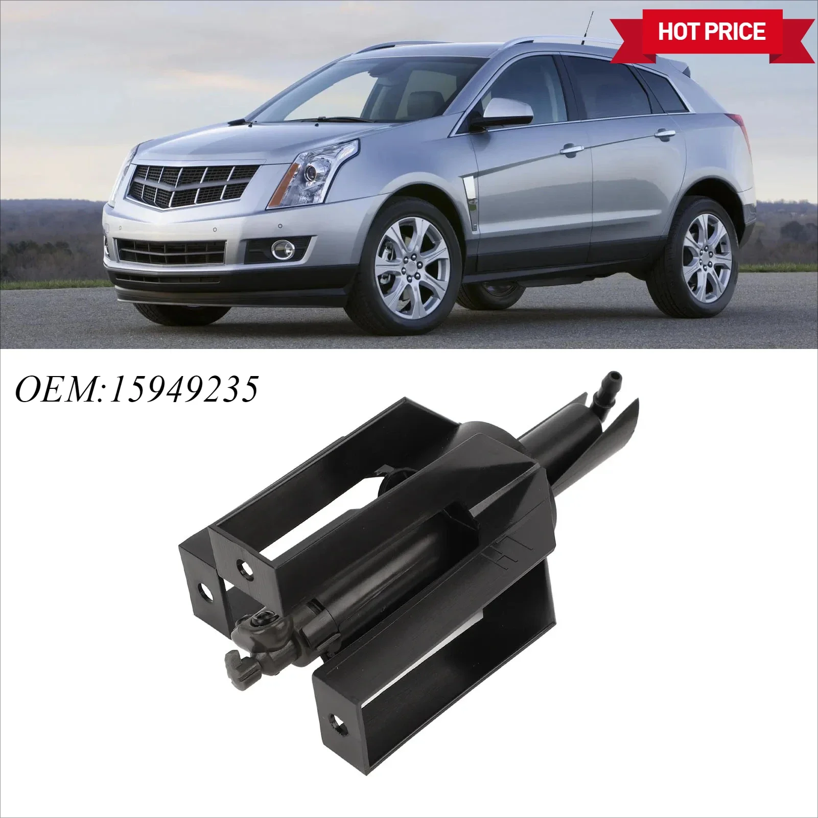 15949235 Headlight Washer Nozzle 15949235 Enhanced Safety Clear Vision Front Headlight Washer Spray Nozzle for Vehicle
15949235 Headlight Washer Nozzle 15949235 Enhanced Safety Clear Vision Front Headlight Washer Spray Nozzle for Vehicle