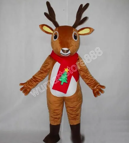 New Adult Hot Sale Foam High Quality Xmas Reindeer Cartoon Mascot Costume Plush Christmas Fancy Dress Halloween Mascot Costume
New Adult Hot Sale Foam High Quality Xmas Reindeer Cartoon Mascot Costume Plush Christmas Fancy Dress Halloween Mascot Costume