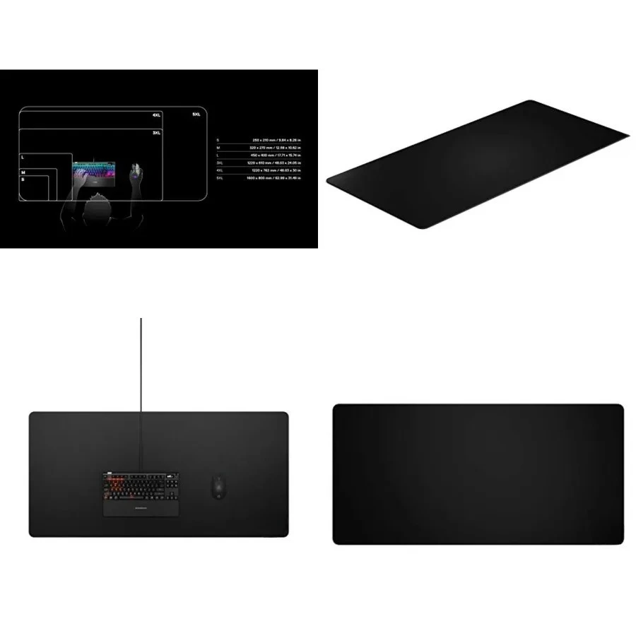 Gaming Mouse Pad - 3XL Cloth - Optimized For Gaming Sensors - Maximum Control.Legendary micro-woven cloth engineered to provide an optimized surface for tracking both optical and laser sensors.Durable and washable surface for easy and convenient cleaning
Gaming Mouse Pad - 3XL Cloth - Optimized For Gaming Sensors - Maximum Control.Legendary micro-woven cloth engineered to provide an optimized surface for tracking both optical and laser sensors.Durable and washable surface for easy and convenient cleaning