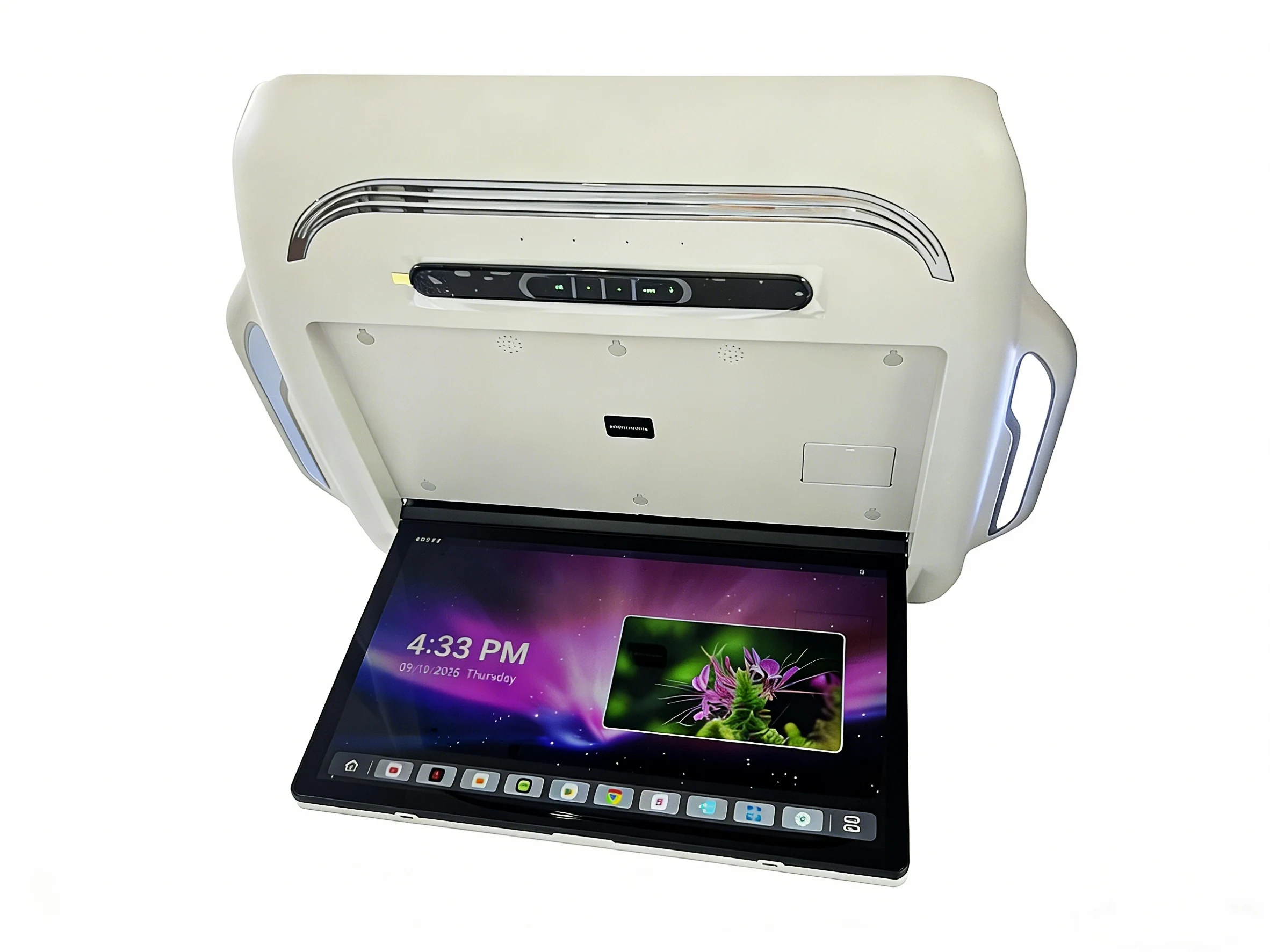 Android 14 Roof-Mounted Flip-Down 18.5 Inch IPS 1920x1080 Touch Screen 4+64G WiFi 5G 1 Year BYD Xia Car Media Player
Android 14 Roof-Mounted Flip-Down 18.5 Inch IPS 1920x1080 Touch Screen 4+64G WiFi 5G 1 Year BYD Xia Car Media Player