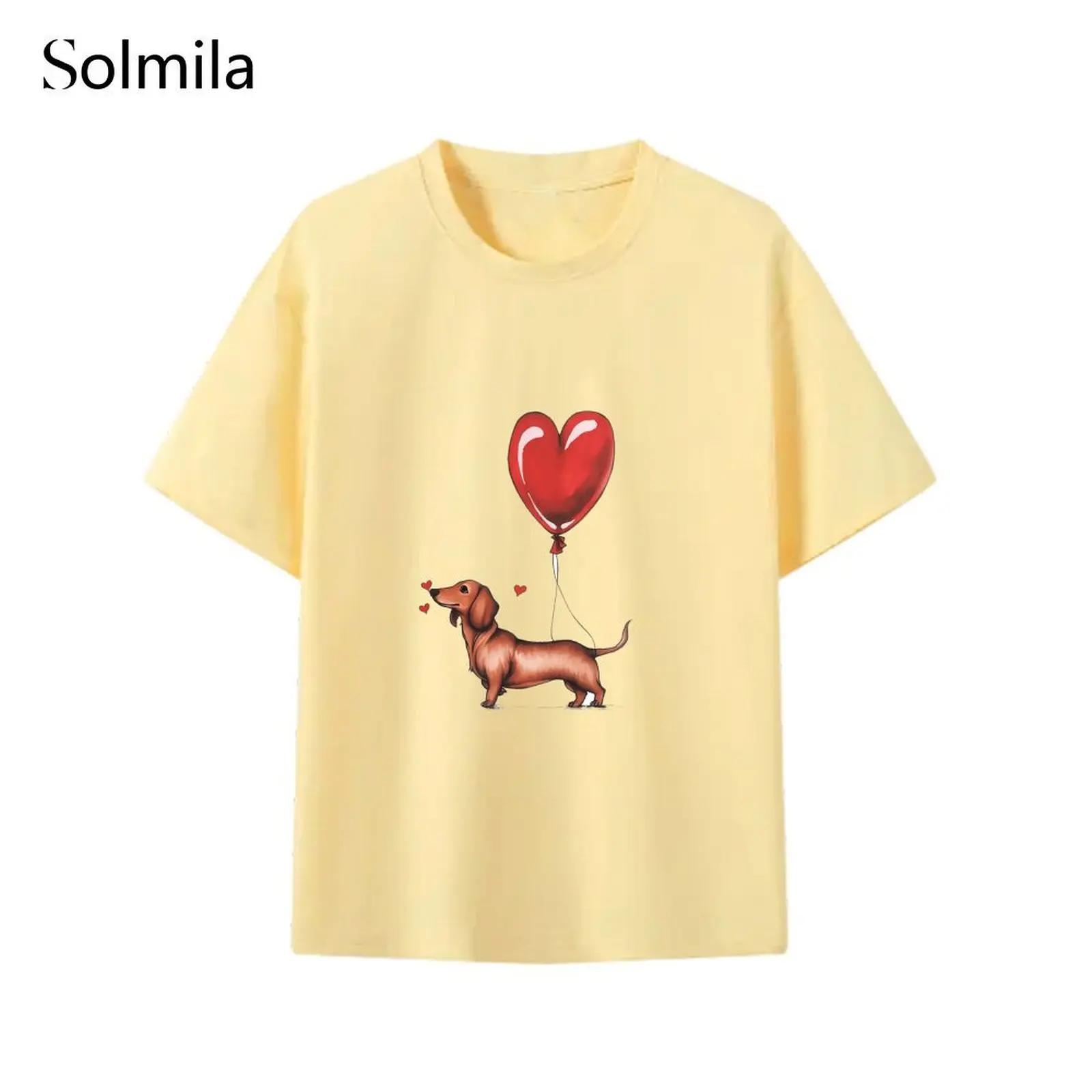 Dachshund Graphic Tee Casual Oversized T-shirt Daily Outing Daily Wear Home Casual Polyester Fabric Round Neck Design
Dachshund Graphic Tee Casual Oversized T-shirt Daily Outing Daily Wear Home Casual Polyester Fabric Round Neck Design